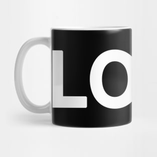 LOVE Typography Mug